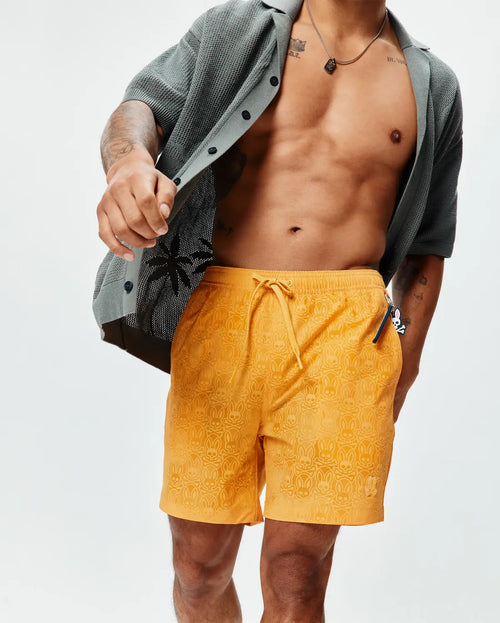 T-SWIM PSYCHO BUNNY PARA HOMBRE COLOR AMARILLO B6W453F200807