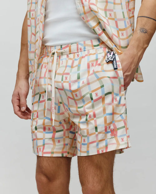 T-SWIM PSYCHO BUNNY PARA HOMBRE COLOR BLANCO MB1000048250