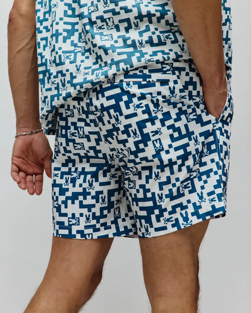PSYCHO BUNNY VESTIDO DE BAÑO AOB JOSH PARA CABALLERO HOMBRE AZUL MB1000047406