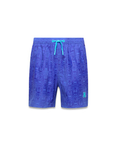 T-SWIM PSYCHO BUNNY PARA NIÑO COLOR AZUL B0W453F200426