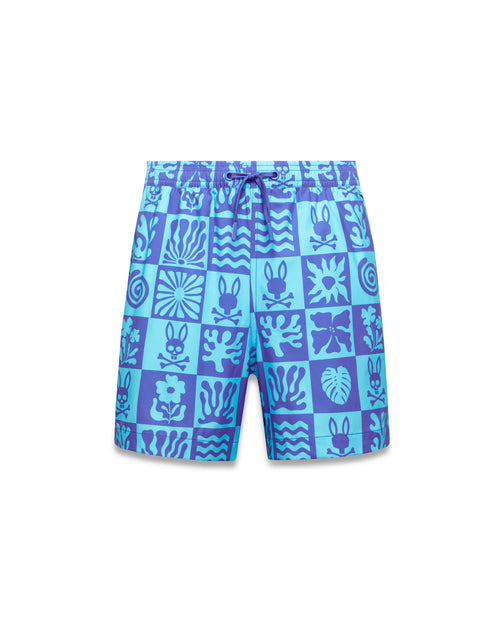 T-SWIM PSYCHO BUNNY PARA NIÑO COLOR AZUL KB1000049426