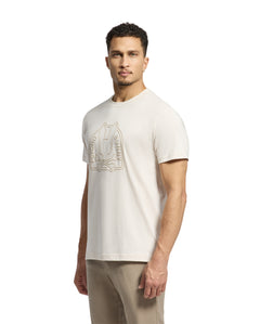 PSYCHO BUNNY CAMISETA HOMBRE CUELLO REDONDO BEIGE