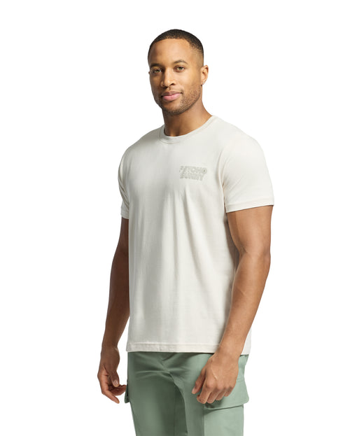 PSYCHO BUNNY CAMISETA HOMBRE CUELLO REDONDO BEIGE