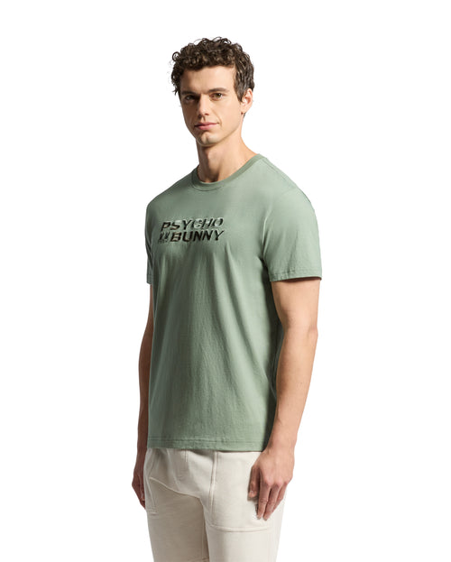 PSYCHO BUNNY CAMISETA HOMBRE CUELLO REDONDO VERDE