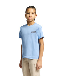 PSYCHO BUNNY CAMISETA NIÑO CUELLO REDONDO AZUL