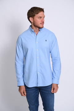 RALPH LAUREN CAMISA MANGA LARGA HOMBRE AZUL