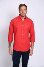 RALPH LAUREN CAMISA MANGA LARGA HOMBRE MARRON