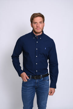 RALPH LAUREN CAMISA MANGA LARGA HOMBRE AZUL