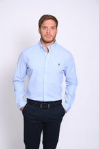 RALPH LAUREN CAMISA MANGA LARGA HOMBRE AZUL