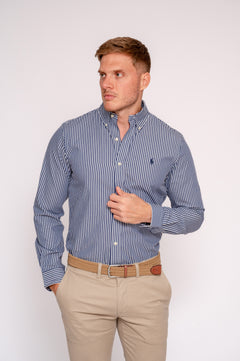 RALPH LAUREN CAMISA MANGA LARGA HOMBRE AZUL