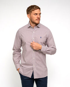 RALPH LAUREN CAMISA MANGA LARGA HOMBRE MARRON