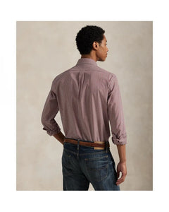 ralph lauren camisa manga larga hombre rojo