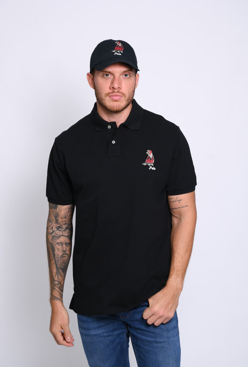 RALPH LAUREN CAMISA TIPO POLO HOMBRE NEGRO