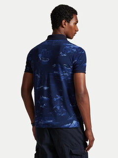 RALPH LAUREN HOMBRE CAMISA POLO M/C AZUL