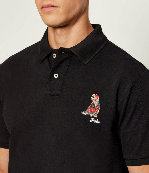 ralph lauren camisa tipo polo hombre negro