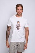 RALPH LAUREN CAMISETAS CUELLO REDONDO HOMBRE BLANCO