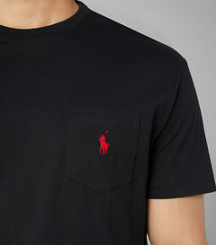ralph lauren camisetas cuello redondo hombre negro