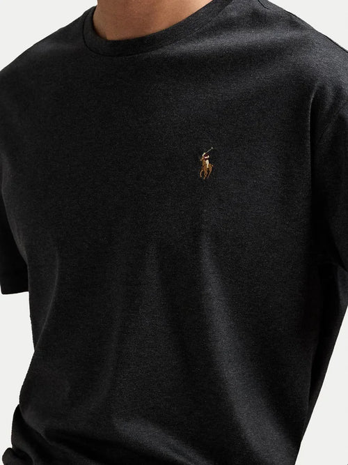 ralph lauren camisetas cuello redondo hombre negro