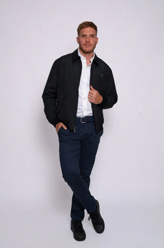 ralph lauren chaqueta con cremallera hombre negro