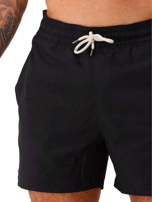 ralph lauren vestido de baño hombre negro