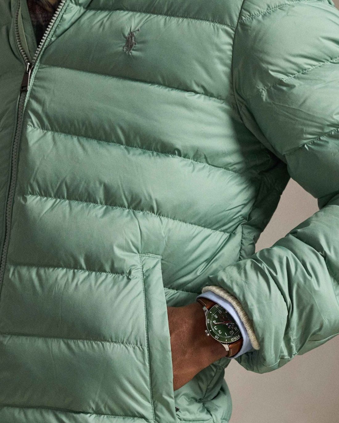 Abrigo Cldn Wld Jkt-Insulated-Bomber Ralph Lauren Para Hombre De Color Verde
