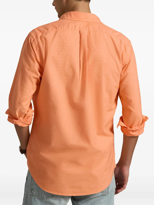 CAMISA M/L RALPH LAUREN HOMBRE POMPANO ORANGE 710805564069