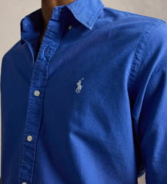 CAMISA MANGA LARGA RALPH LAUREN PARA CABALLERO SPORT AZUL REF 710805564512