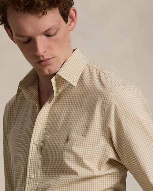 CAMISA MANGA LARGA RALPH LAUREN PARA CABALLERO SPORT BEIGE REF 710929347501