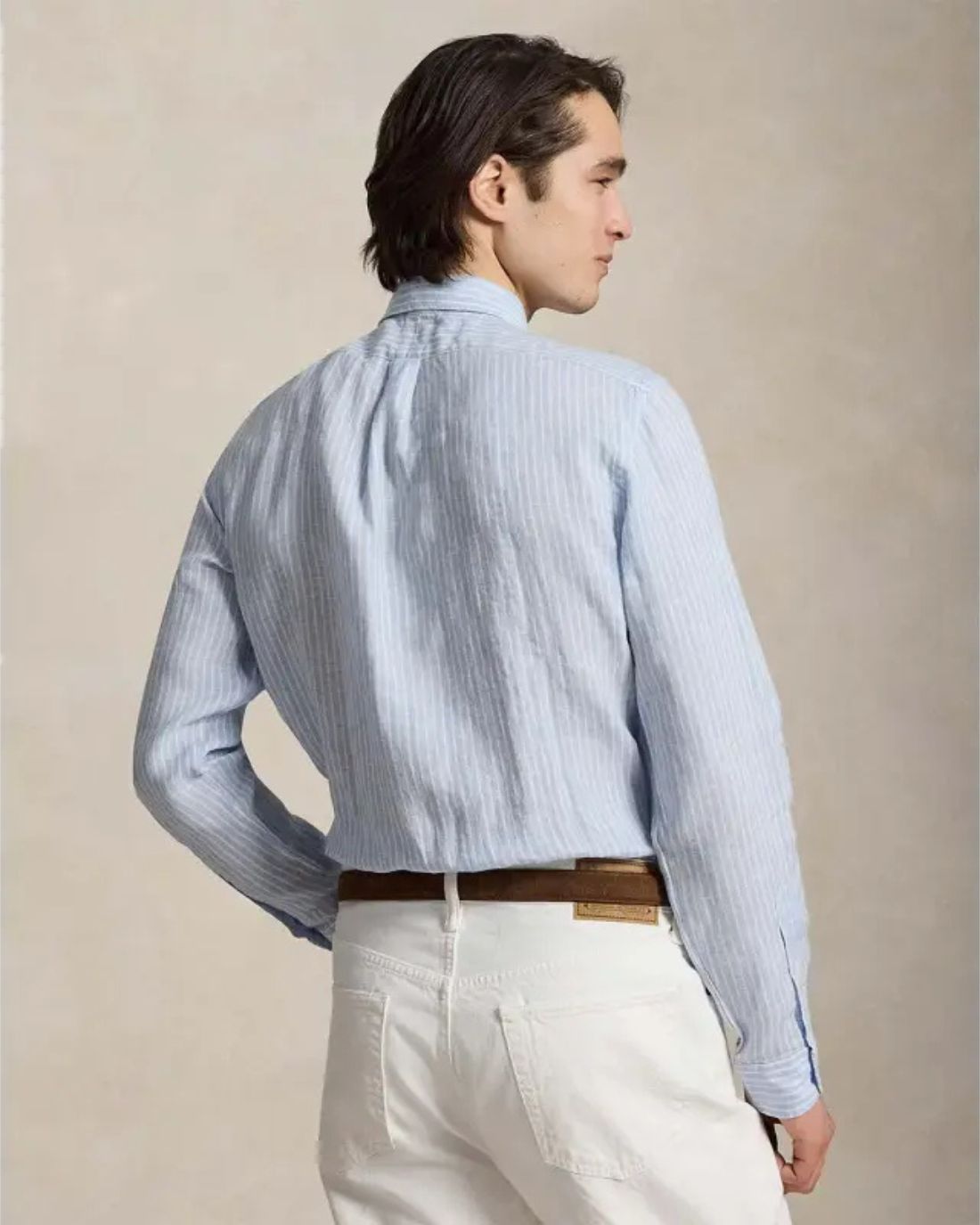 Camisa Manga Larga Woven-Sport Shirt-Shirt Ralph Lauren Para Hombre De Color Blanco