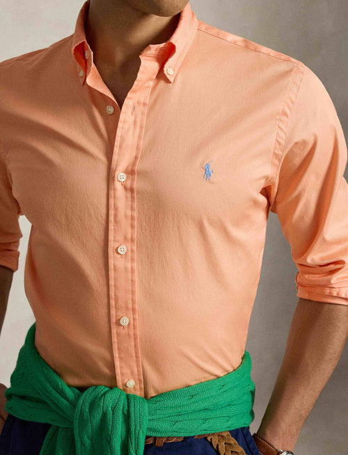 CAMISA MANGA LARGA RALPH LAUREN PARA CABALLERO SPORT ROJO REF 710B20512010