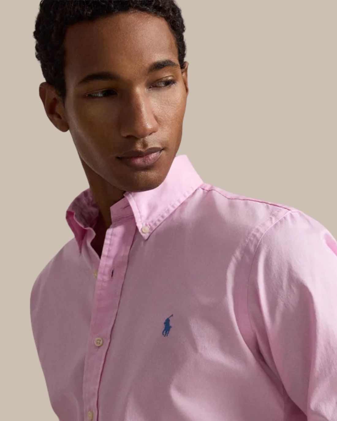Camisa Manga Larga Woven-Sport Shirt-Shirt Ralph Lauren Para Hombre De Color Rosado