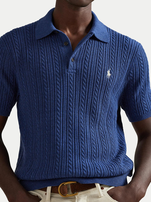 CAMISA TIPO POLO RALPH LAUREN PARA CABALLERO PULLOVER AZUL REF 710B13893001