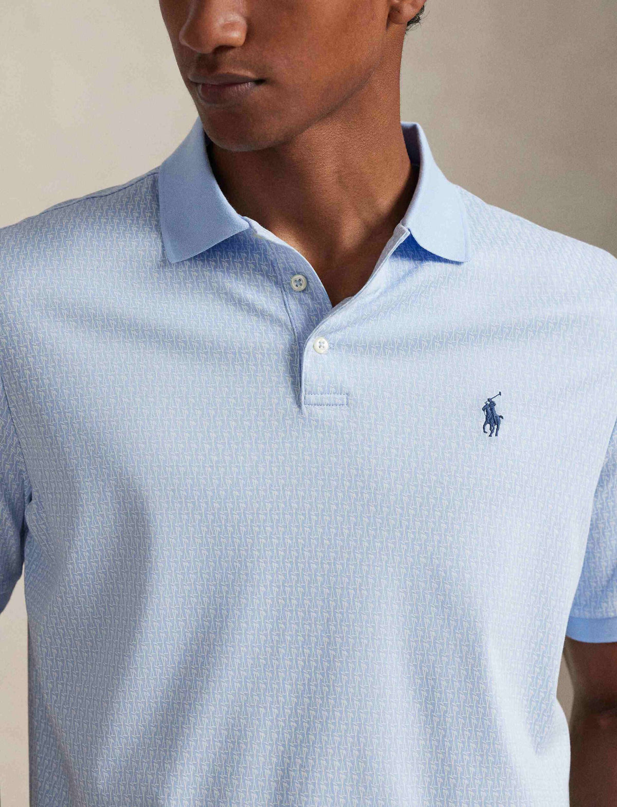 Camisa Tipo Polo Knit-Polo Ralph Lauren Para Hombre De Color Azul