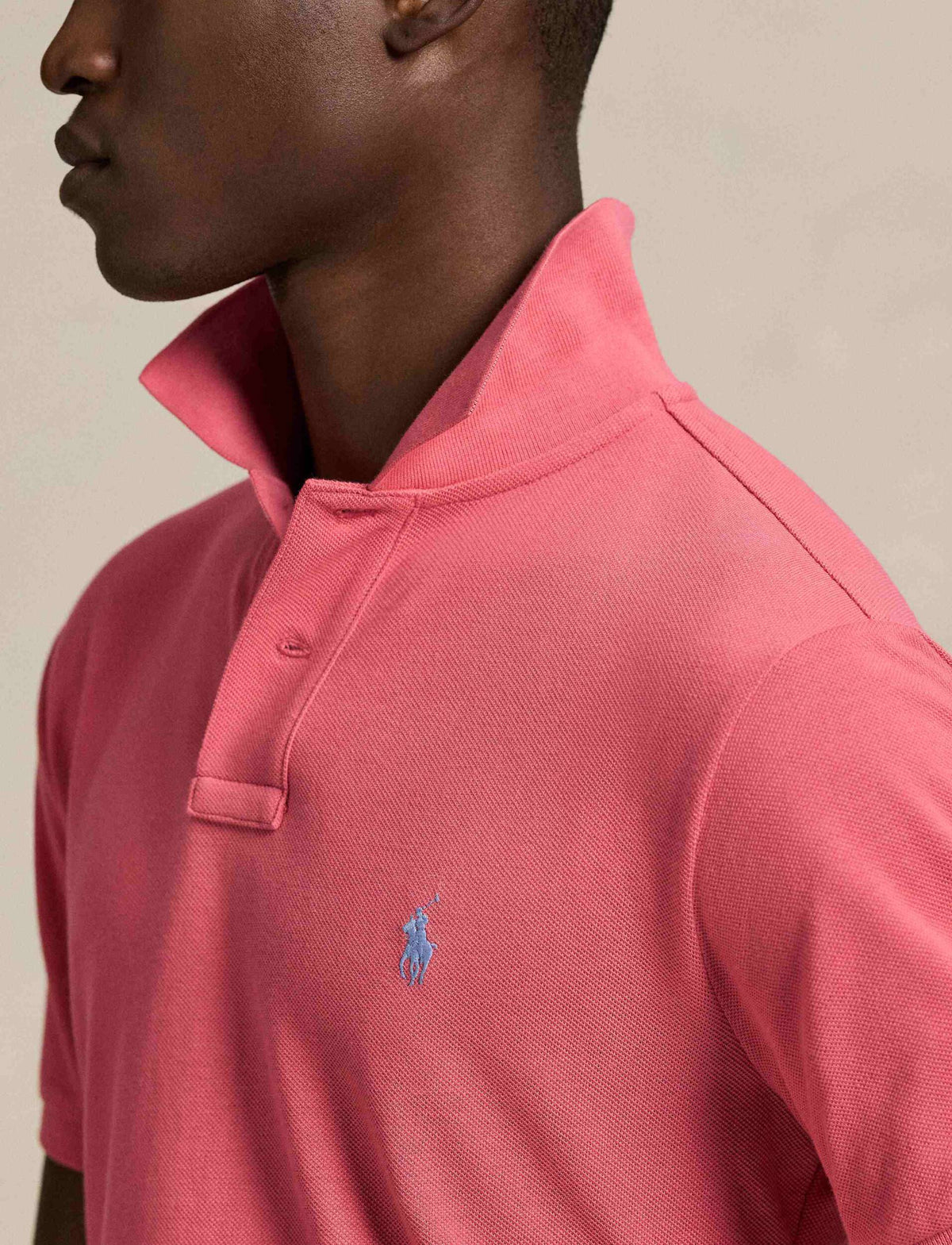 Camisa Tipo Polo Sskccmslm1-Short Sleeve-Knit Ralph Lauren Para Hombre De Color Rojo