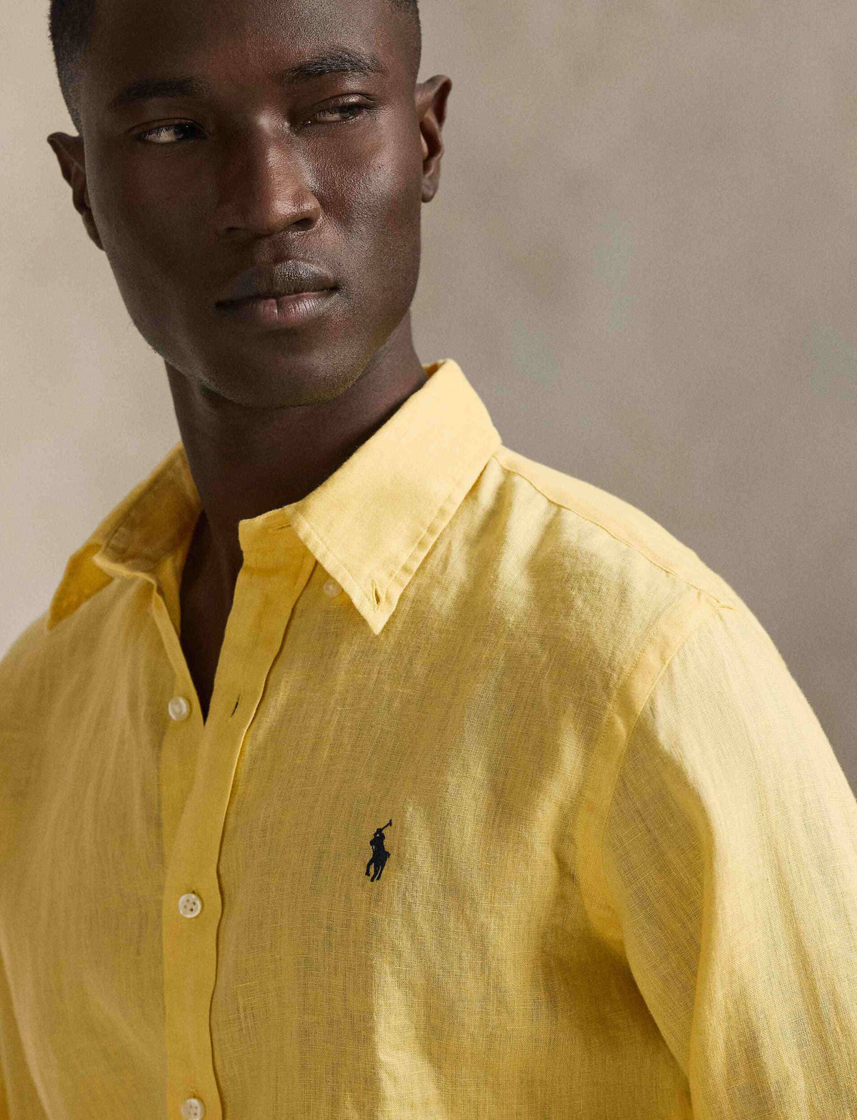 Camisa Cubdppcs-Long Sleeve-Sport Shirt Ralph Lauren Para Hombre De Color Amarillo