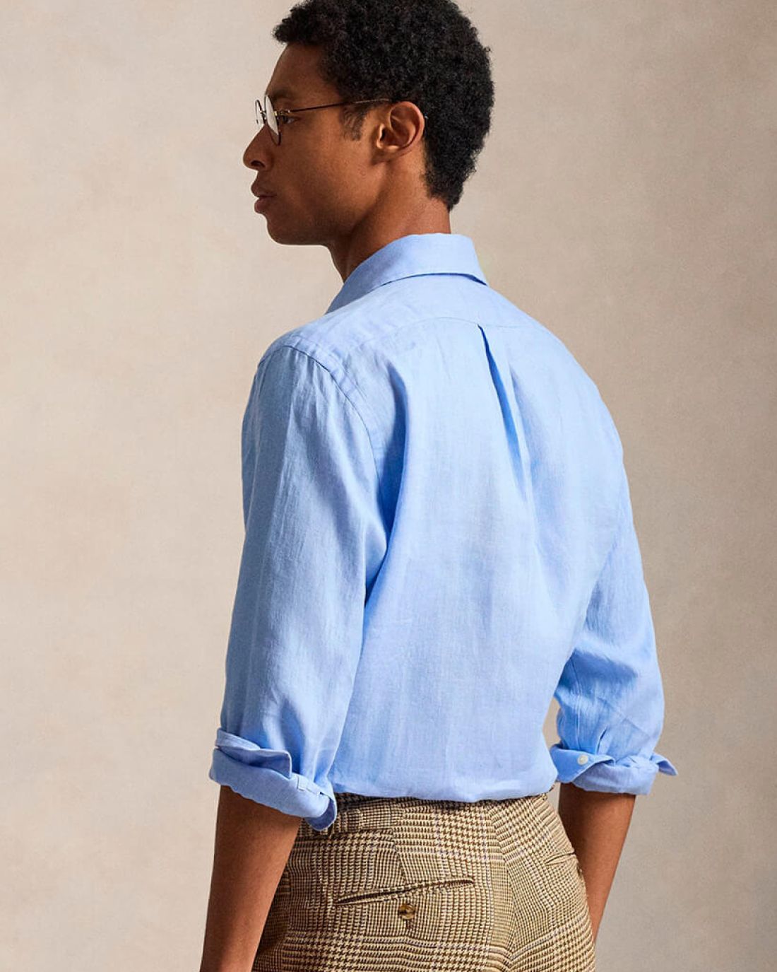 Camisa Cubdppcs-Long Sleeve-Sport Shirt Ralph Lauren Para Hombre De Color Azul