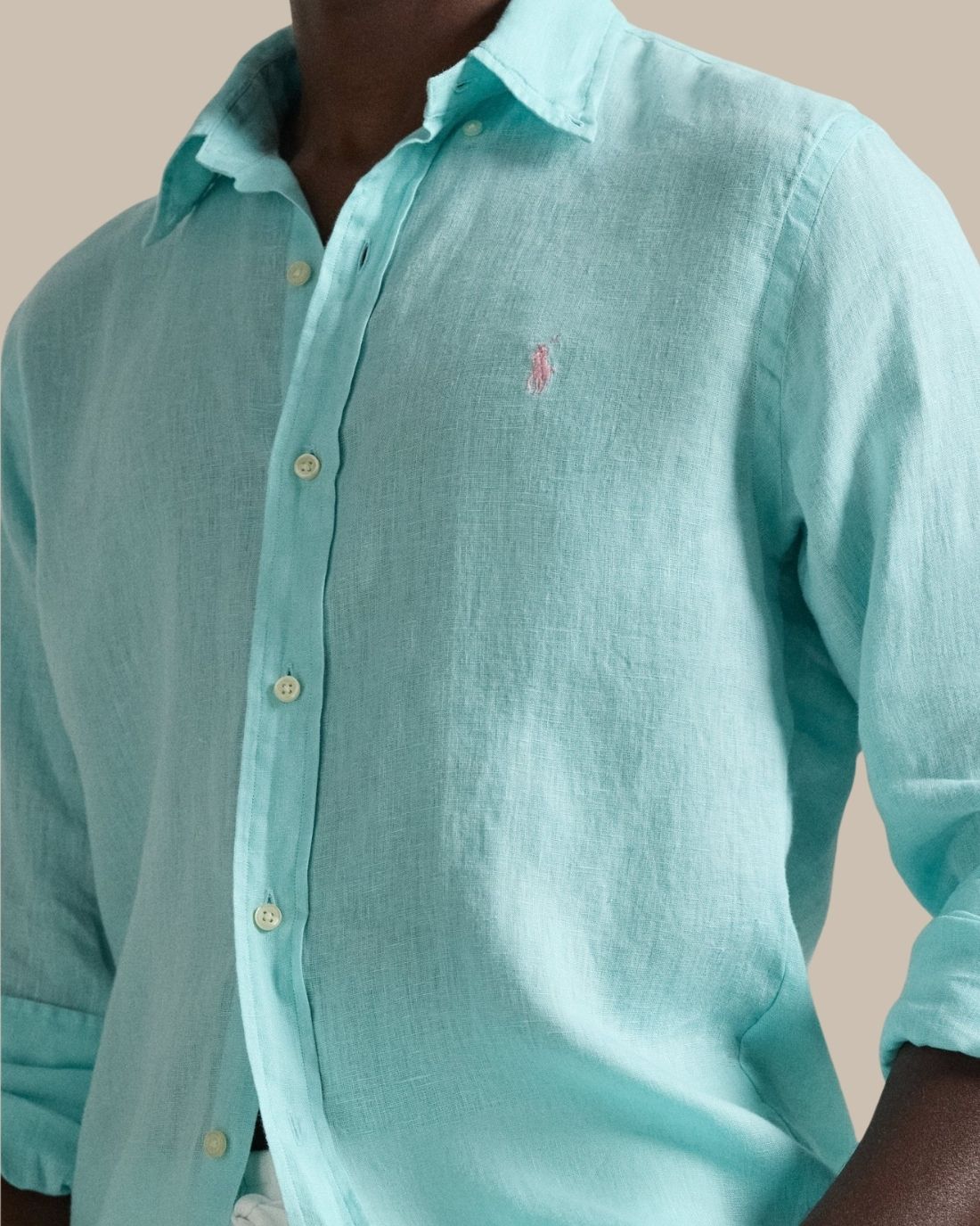 Camisa Cubdppcs-Long Sleeve-Sport Shirt Ralph Lauren Para Hombre De Color Azul