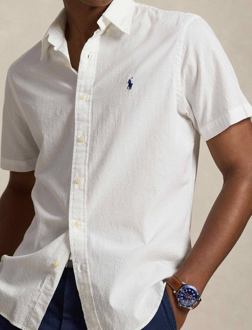 Camisa Cubdppcsss-Short Sleeve-Sport Shirt Ralph Lauren Para Hombre De Color Blanco