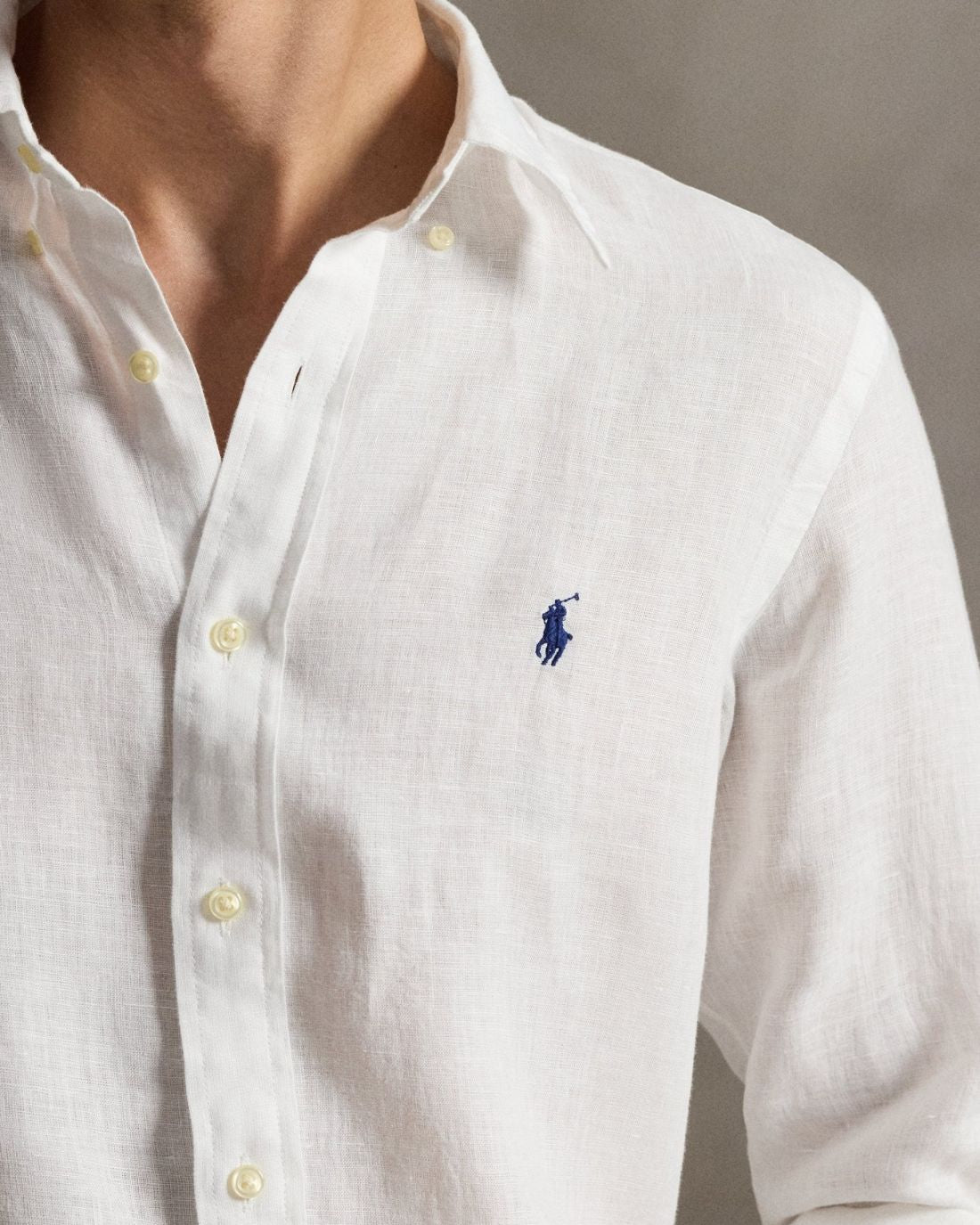 Camisa Cubdppcs-Long Sleeve-Sport Shirt Ralph Lauren Para Hombre De Color Blanco