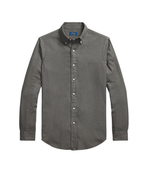 Camisa Cubdppcs-Long Sleeve-Sport Shirt Ralph Lauren Para Hombre De Color Gris