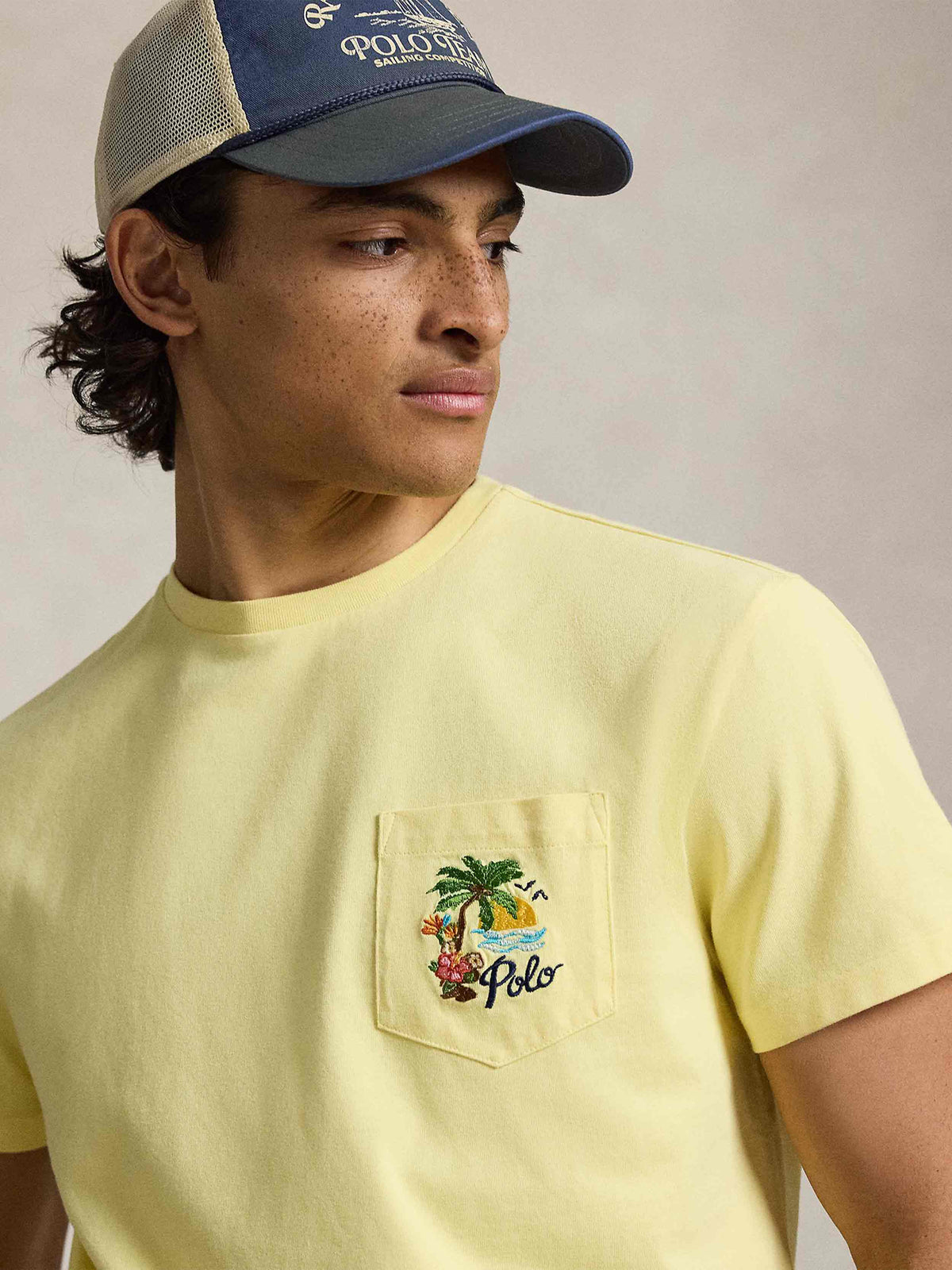 Camiseta Knit-T-Shirt Ralph Lauren Para Hombre De Color Amarillo