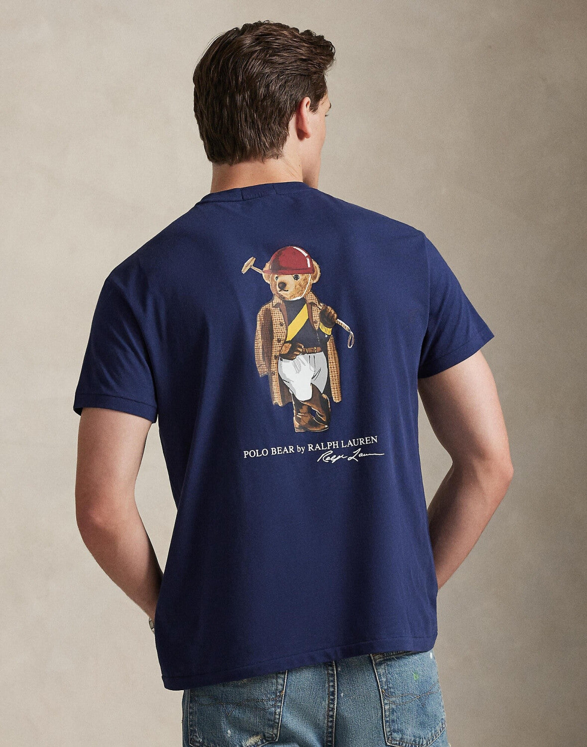 Camiseta Knit-T-Shirt Ralph Lauren Para Hombre De Color Azul
