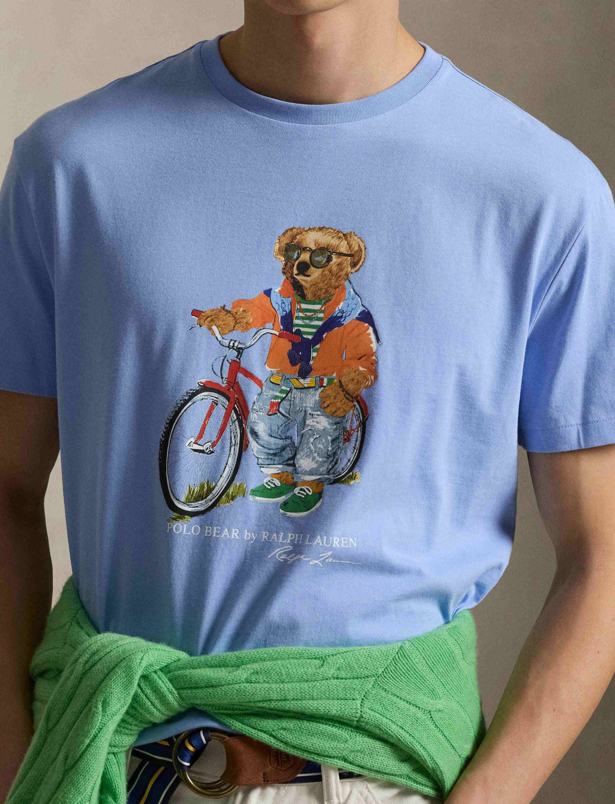Camiseta Knit-T-Shirt Ralph Lauren Para Hombre De Color Azul