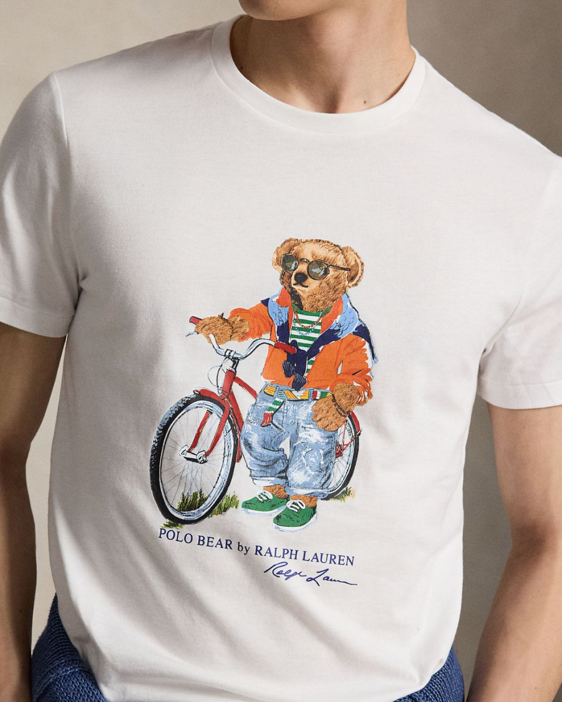 Camiseta Knit-T-Shirt Ralph Lauren Para Hombre De Color Blanco