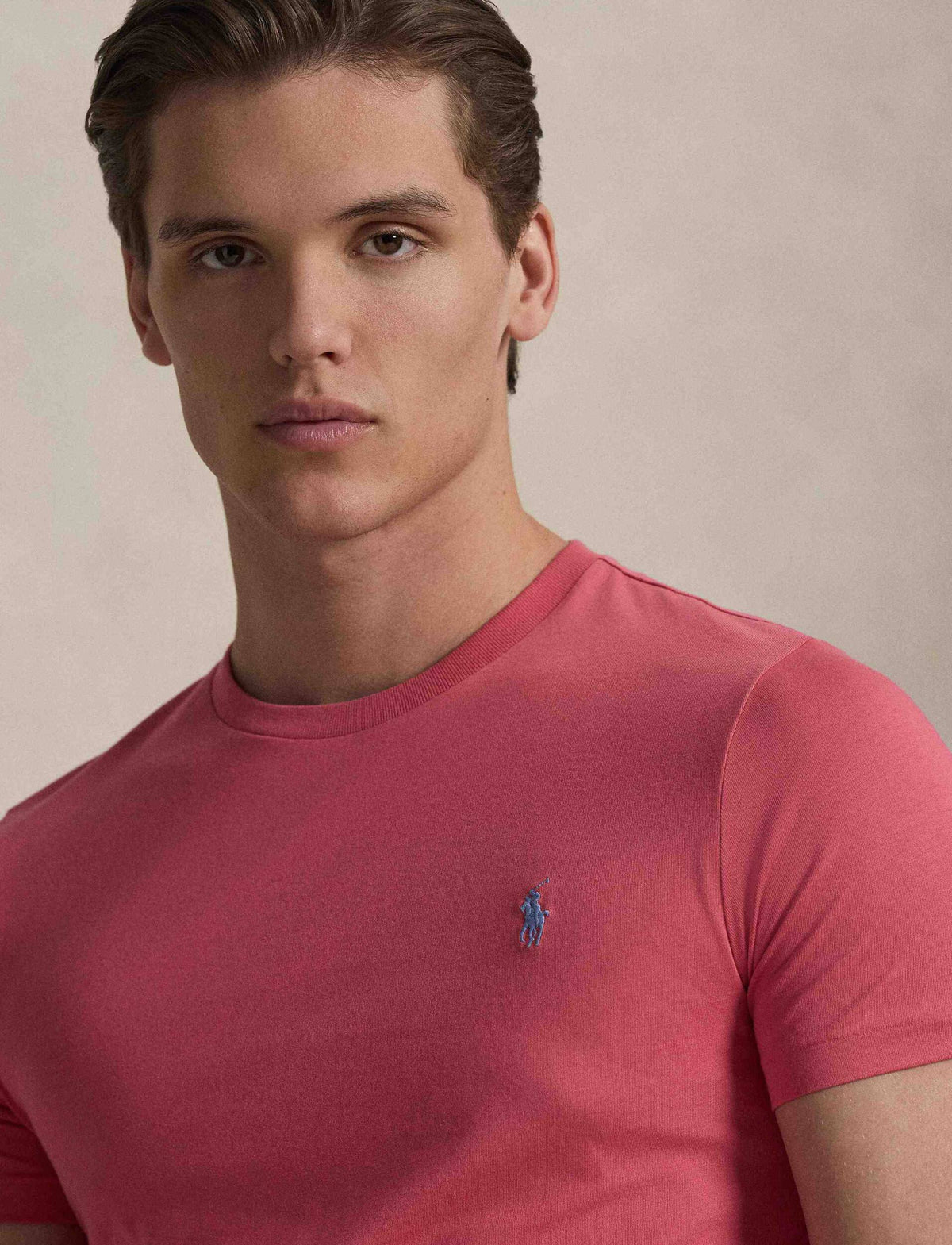 Camiseta Sscncmslm2-Short Sleeve-T-Shirt Ralph Lauren Para Hombre De Color Rojo