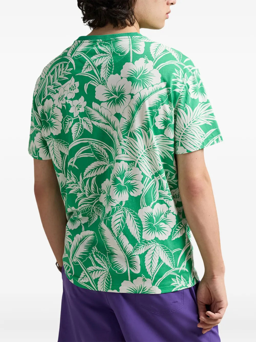 Camiseta Knit-T-Shirt Ralph Lauren Para Hombre De Color Verde