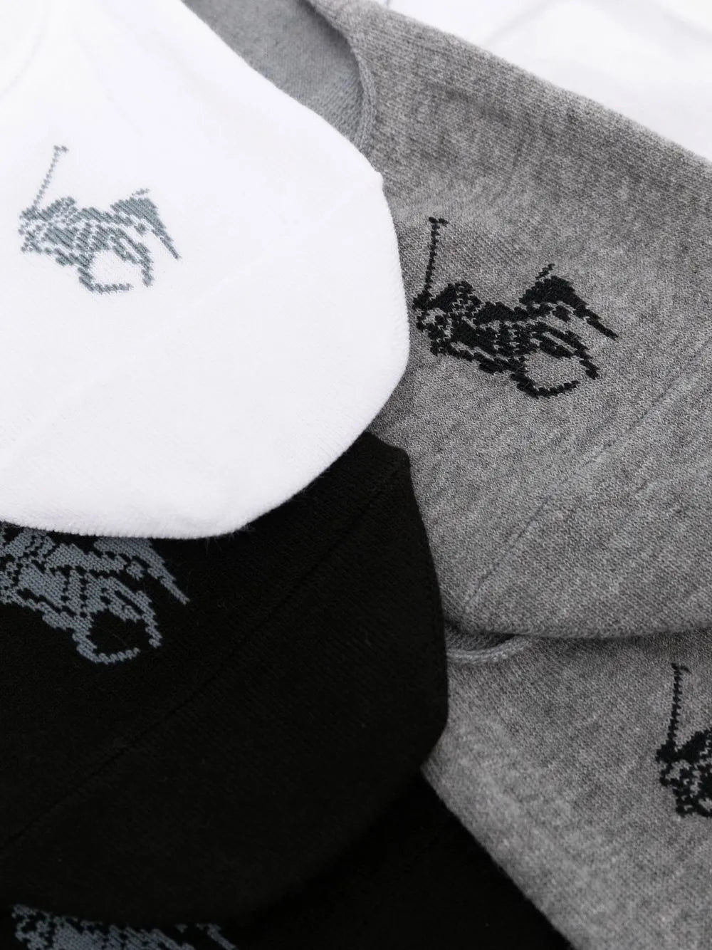 MEDIAS RALPH LAUREN HOMBRE BLACK / WHITE / GREY 449799742001
