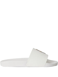 Sandalias Polo Slide-Sandals-Slide Ralph Lauren Para Hombre De Color Blanco