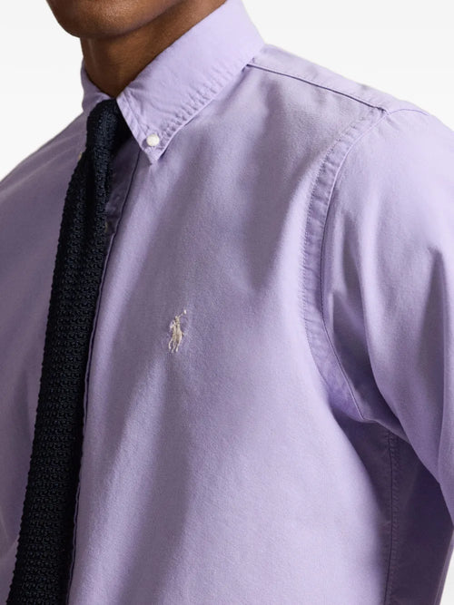 CAMISA RALPH LAUREN PARA CABALLERO MANGA LARGA SPORT MORADO REF 710805564511
