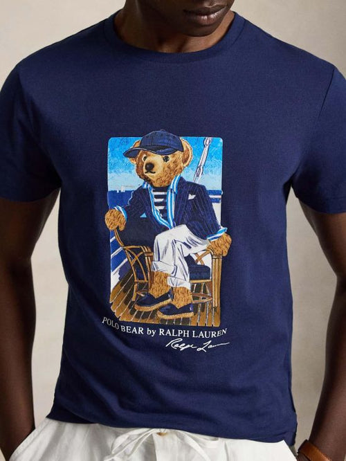CAMISETA RALPH LAUREN PARA CABALLERO AZUL REF 710B21964001